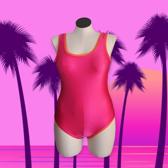 Vintage 80s Nwon Bodysuit and Matching Shorts - Picture 1 of 6